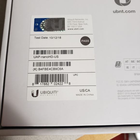 Ubiquiti Network niFi nanoHD Access Point White Wifi Internet Compact New in Box - Picture 8 of 8